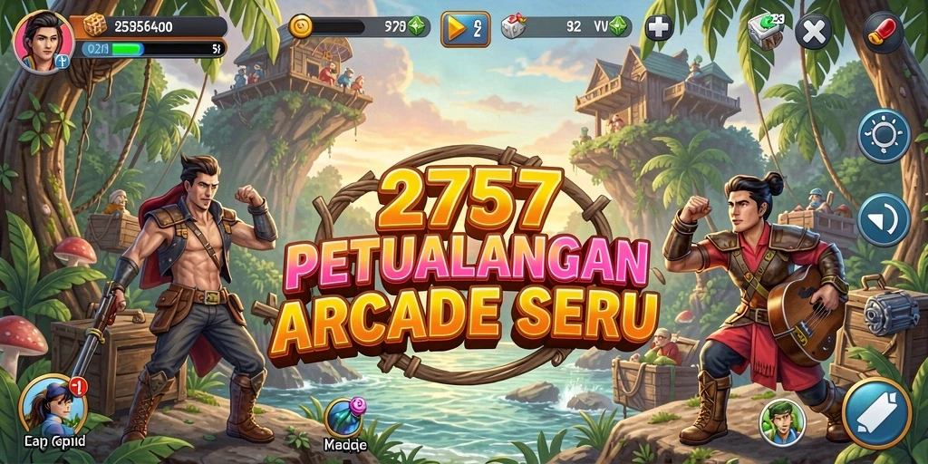 Tangkapan layar utama dari gameplay seru di 2757.
