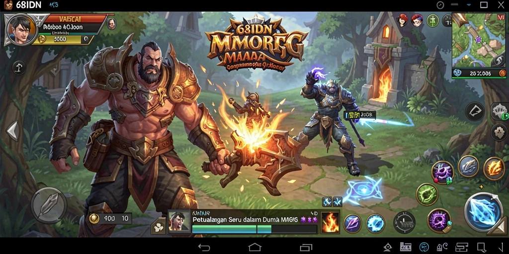 Screenshot gameplay 68IDN menampilkan aksi seru dalam petualangan MMORPG.
