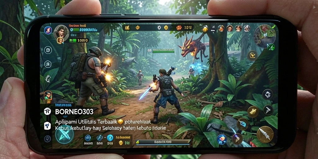 Tampilan antarmuka yang menarik dan mudah digunakan dari BORNEO303.