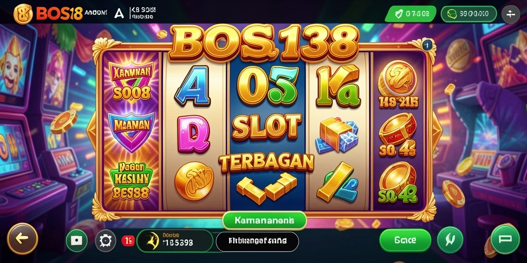 Tangkapan layar utama BOS138 menampilkan gameplay slot yang mendebarkan.