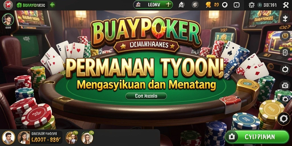 Tampilan gameplay menarik dari BUAYAPOKER yang menantang.