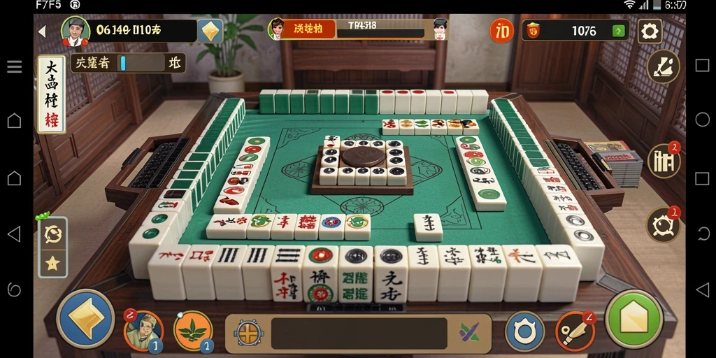 Screeshot gameplay F7F7 menampilkan keseruan dan tantangan Mahjong.