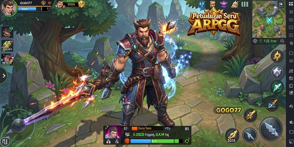 Gambar gameplay ARPG GOGO77 yang menakjubkan.