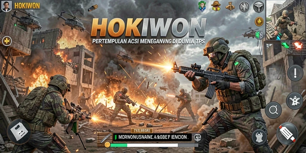 Tampilan gameplay mendebarkan HOKIWON dengan aksi seru dan grafis menawan.