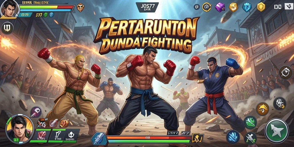Gameplay seru JOS77 saat pertarungan berlangsung.