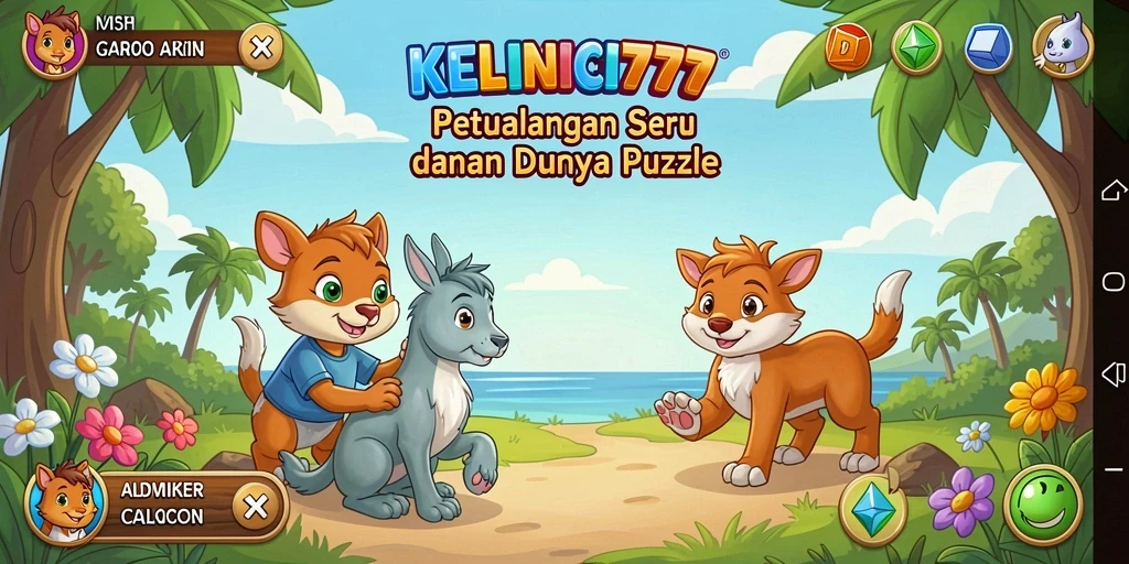 Tampilan gameplay seru KELINCI777 dengan teka-teki menantang.
