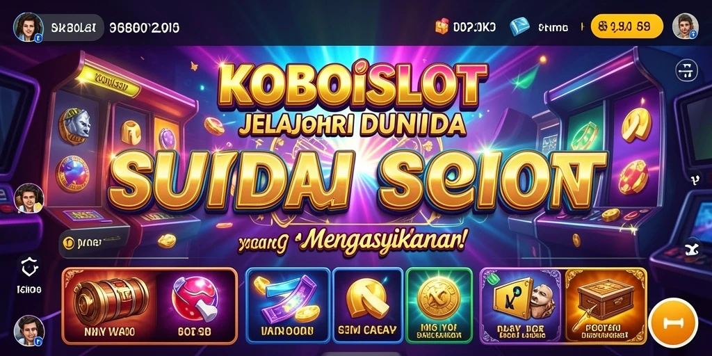 Tampilan gameplay menarik dari KOBOISLOT yang menawan dan seru.
