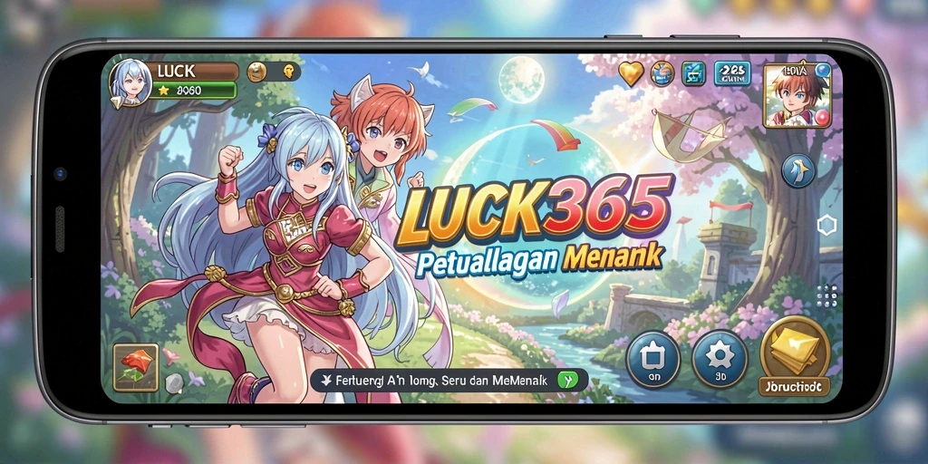 Tampilan gameplay LUCK365 yang menarik dan penuh warna.