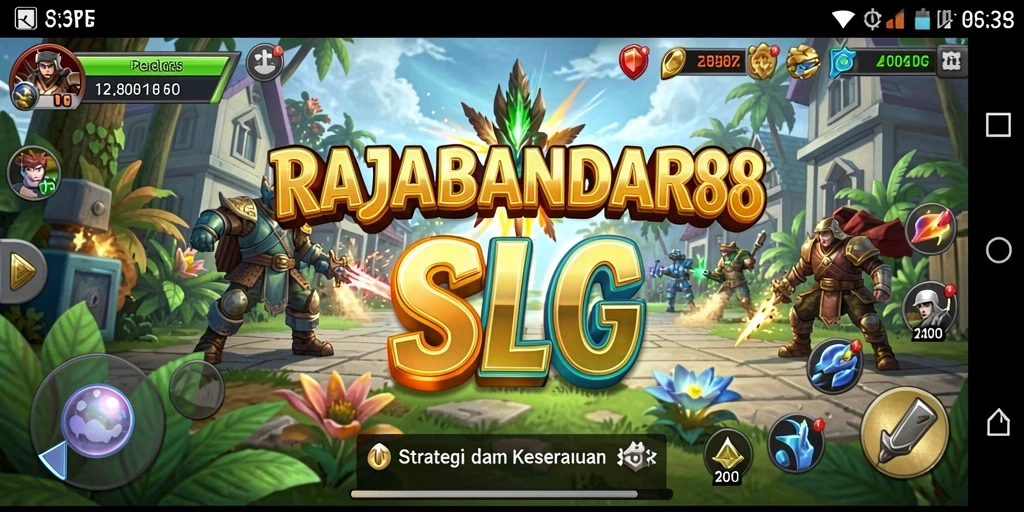 Tampilan gameplay yang seru dan menantang di RAJABANDAR88.