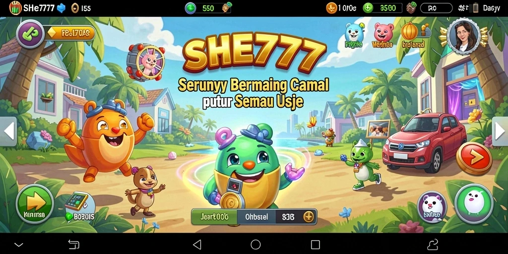 Tampilan menarik gameplay SHE777 dalam pengalaman Casual.