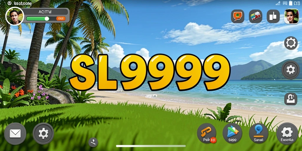 Screenshot gameplay SL999 yang menarik dan penuh warna.
