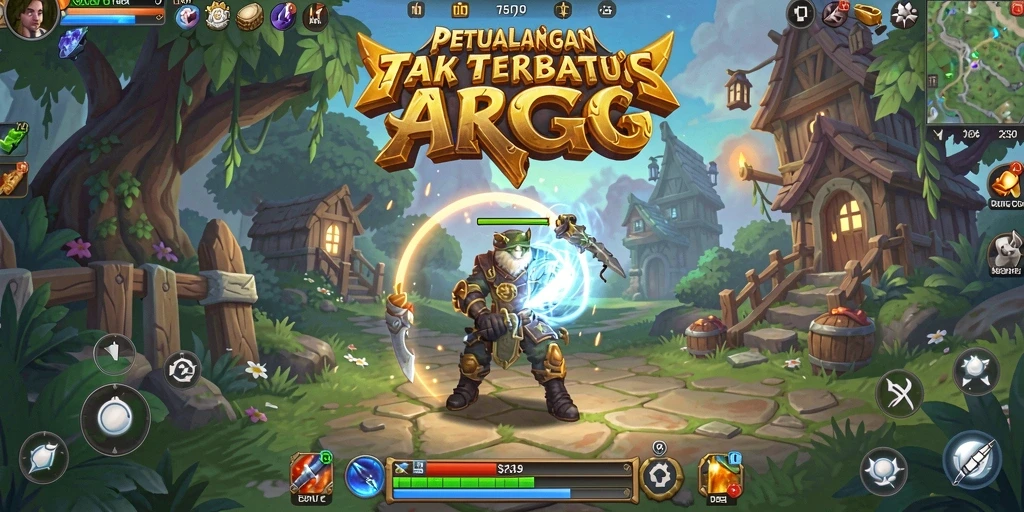 Gameplay menakjubkan dengan aksi ARPG yang dinamis.
